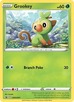 Grookey, SWSH Black Star Promos No. SWSH001