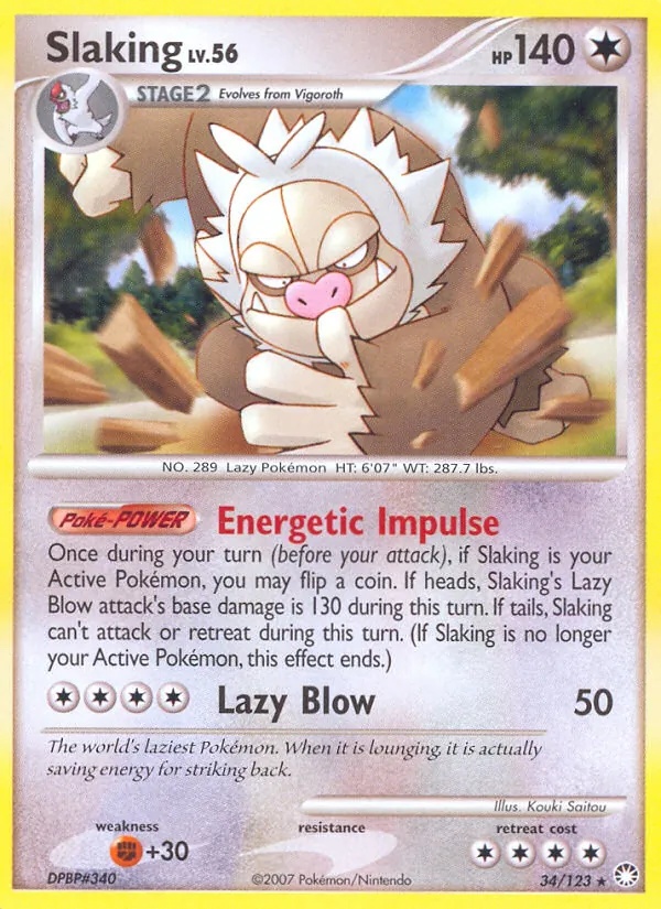 Slaking, Mysterious Treasures Nº 34