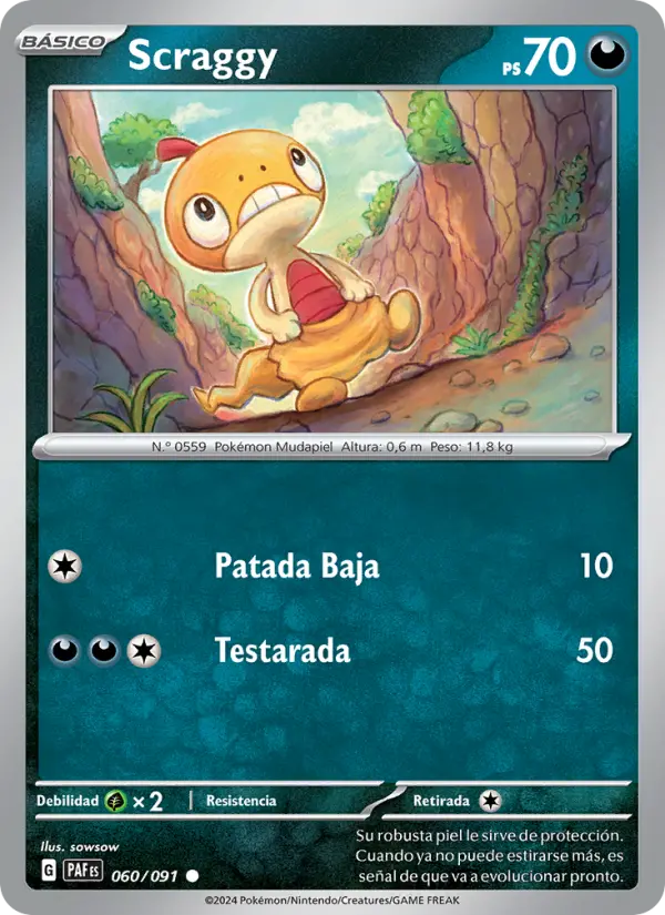 Scraggy, Destinos de Paldea No. 060