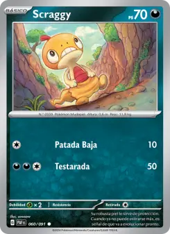 Scraggy, Destinos de Paldea Nº 060 Normal