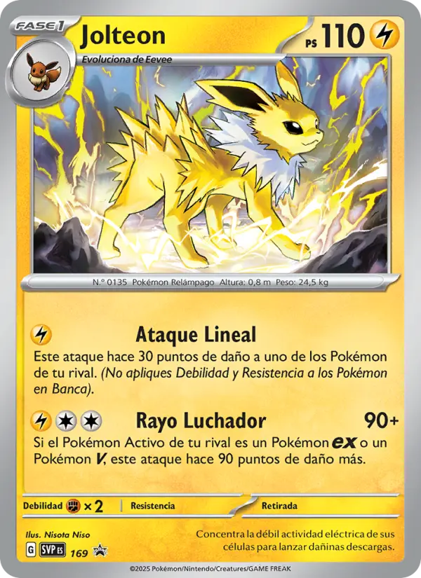 Jolteon, SVP Black Star Promos Nº 169