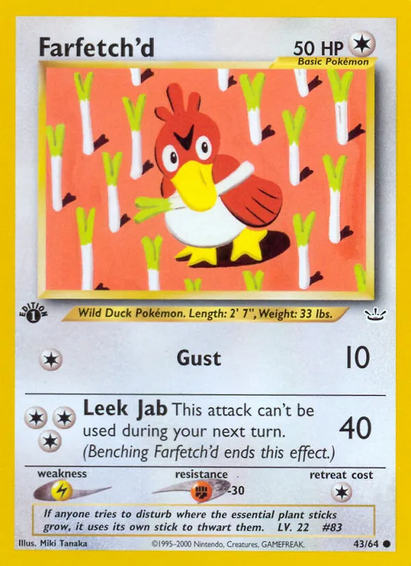 Farfetch'd, Neo Revelation No. 43