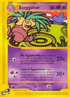 Exeggutor, Aquapolis No. 13 Normal
