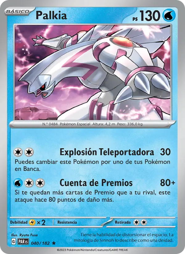 Palkia, Brecha Paradójica Nº 040