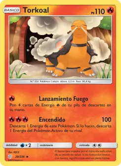 Torkoal, Eclipse Cósmico No. 29 Normal