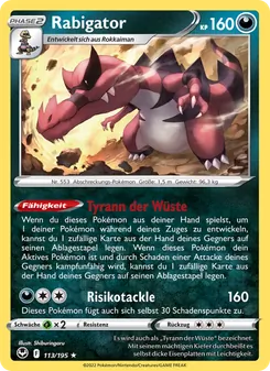 Rabigator, Silberne Sturmwinde No. 113 Holo