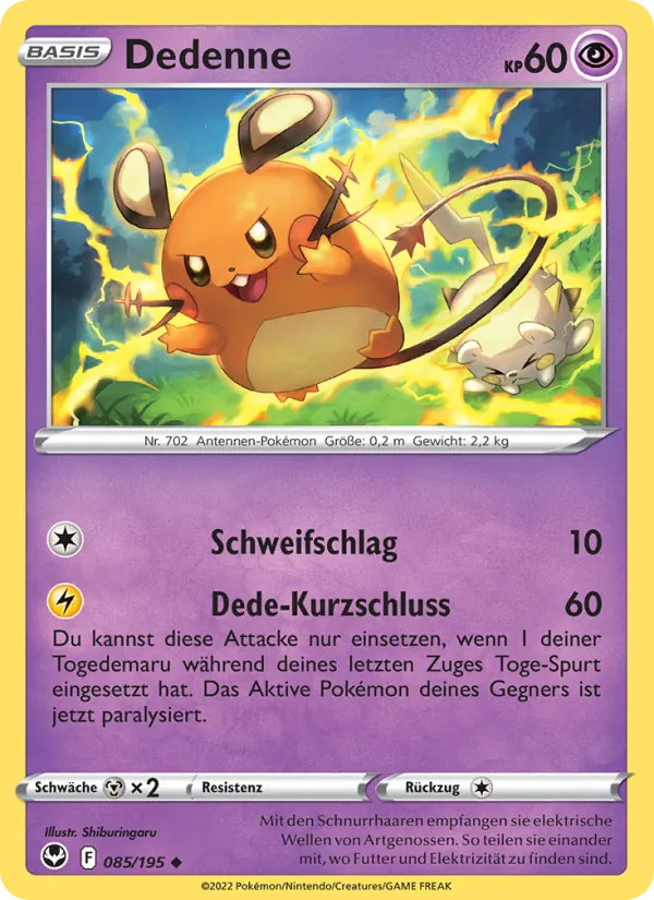 Dedenne, Silberne Sturmwinde No. 085