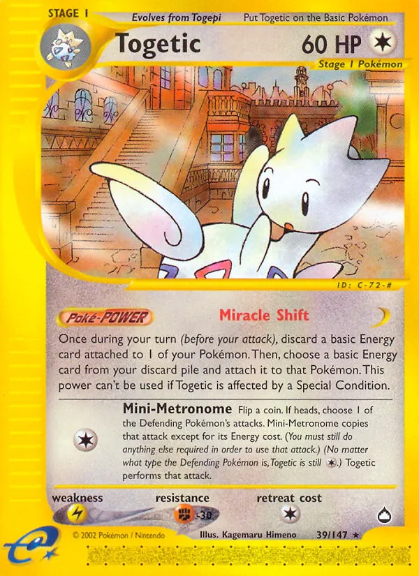 Togetic, Aquapolis Nº 39