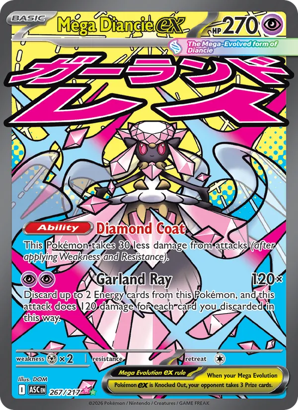Mega Diancie ex, Ascended Heroes No. 267