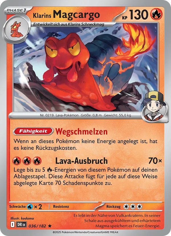 Klarins Magcargo, Ewige Rivalen No. 036