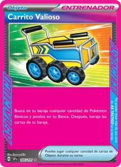 Carrito Valioso, Chispas Fulgurantes Nº 185 Holo