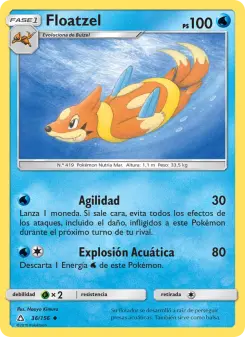 Floatzel, Ultraprisma Nº 36 Normal