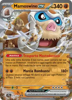 Mamoswine-ex, Avventure Insieme Nº 079 Holo