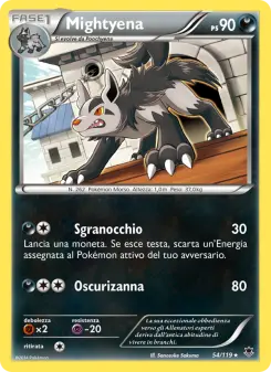 Mightyena, Forze Spettrali Nº 54 Normal