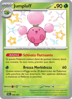 Jumpluff, Destino di Paldea No. 098 Holo