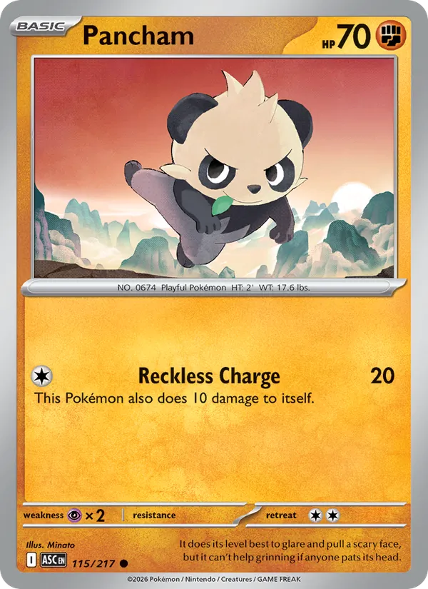 Pancham, Ascended Heroes No. 115
