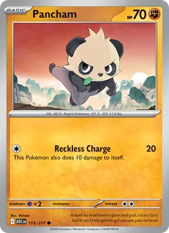 Pancham, Ascended Heroes Nº 115 Normal