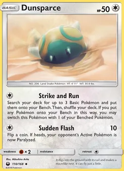 Dunsparce, Celestial Storm Nº 110 Normal