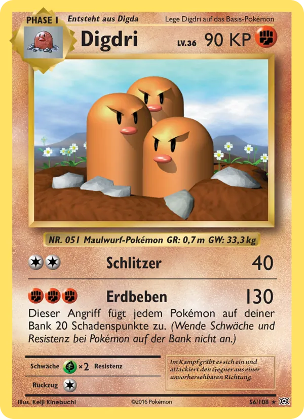 Digdri, Evolution Nº 56