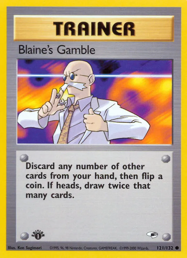 Blaine's Gamble, Gym Heroes Nº 121