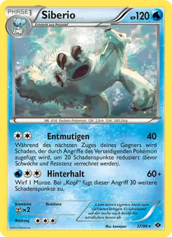 Siberio, Kommende Schicksale No. 37 Normal