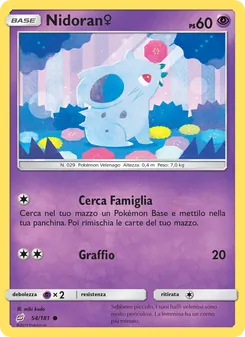 Nidoran♀, Gioco di Squadra No. 54 Normal