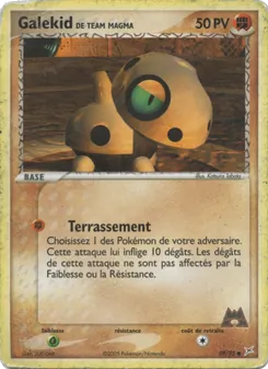 Galekid de Team Magma, EX Team Magma vs Team Aqua Nº 59 Normal