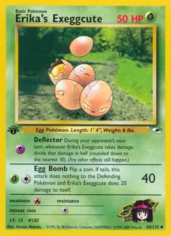 Erika's Exeggcute, Gym Heroes No. 43 Normal