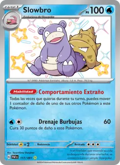 Slowbro, Destinos de Paldea No. 117 Holo