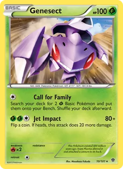 Genesect, Plasma Blast No. 10 Normal