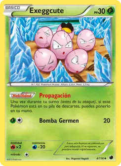 Exeggcute, Glaciación Plasma No. 4 Normal