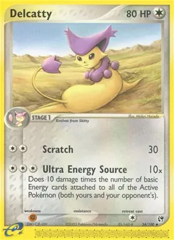 Delcatty, Sandstorm Nº 34 Normal