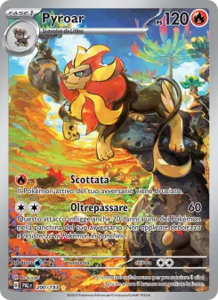 Pyroar, Evoluzioni a Paldea No. 200 Holo