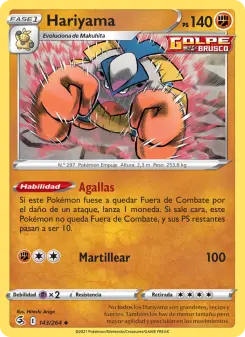 Hariyama, Golpe Fusión Nº 143 Normal