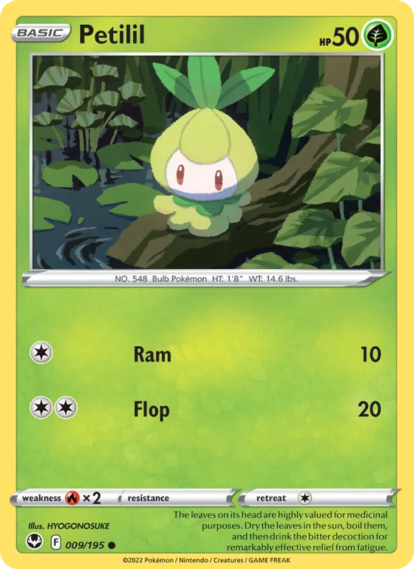 Petilil, Silver Tempest Nº 009