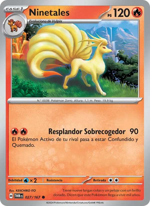 Ninetales, Mascarada Crepuscular No. 027