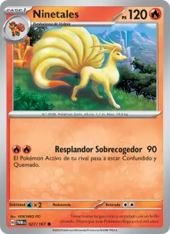Ninetales, Mascarada Crepuscular No. 027 Normal