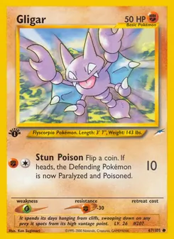 Gligar, Neo Destiny No. 67 Normal