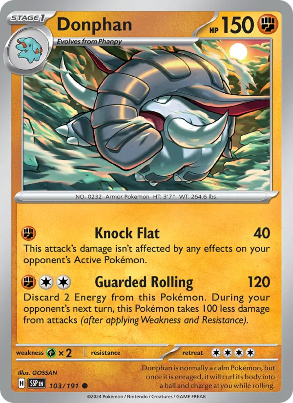 Donphan, Surging Sparks Nº 103