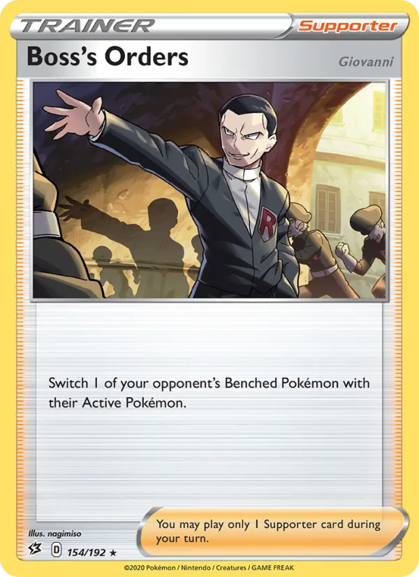 Boss's Orders (Giovanni), Rebel Clash No. 154