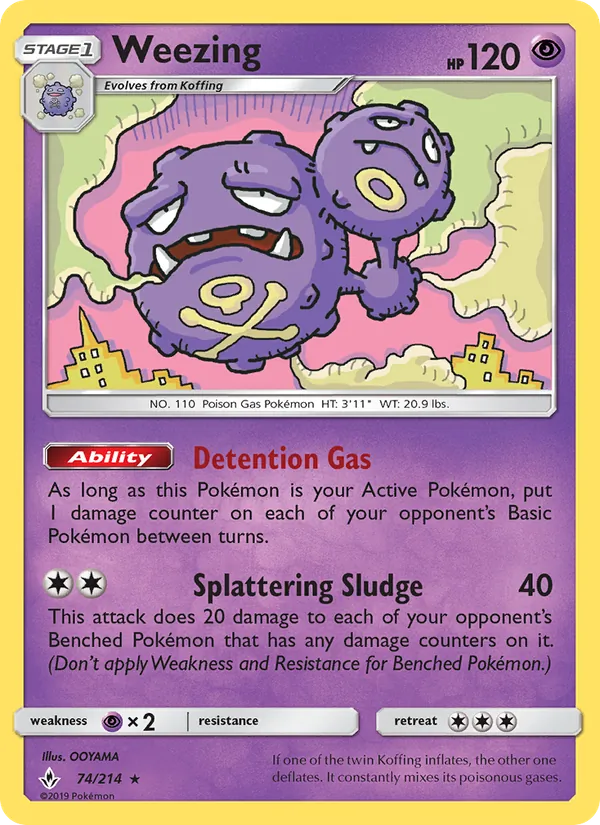 Weezing, Unbroken Bonds No. 74