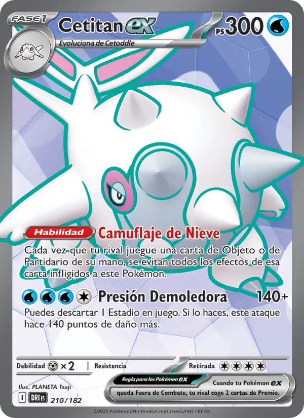 Cetitan ex, Rivales Predestinados No. 210