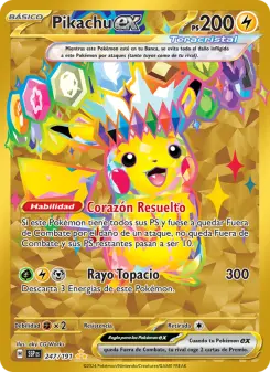 Pikachu ex, Chispas Fulgurantes No. 247 Holo