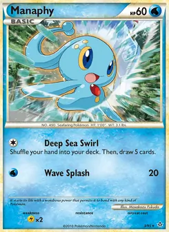Manaphy, Unleashed Nº 3 Reverse