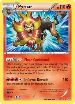 Pyroar, Phantom Forces No. 12 Normal