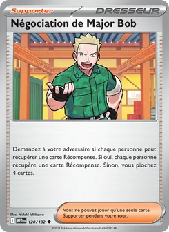 Négociation de Major Bob, Méga-Évolution Nº 120 Normal