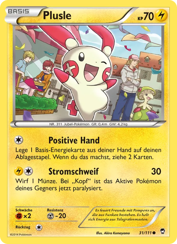 Plusle, Fliegende Fäuste No. 31