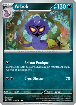 Arbok, Forces Temporelles No. 101 Normal
