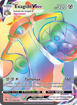 Exagide VMAX, Voltage Éclatant Nº 190 Holo