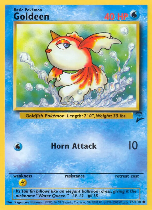 Goldeen, Base Set 2 Nº 76